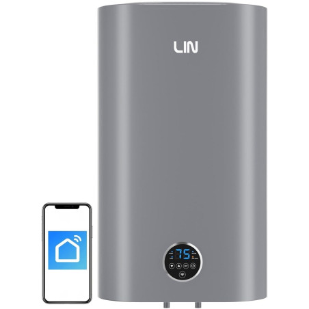 Caldaia lin lifvd1-80l elettrico con wifi 2000w classe b grigio