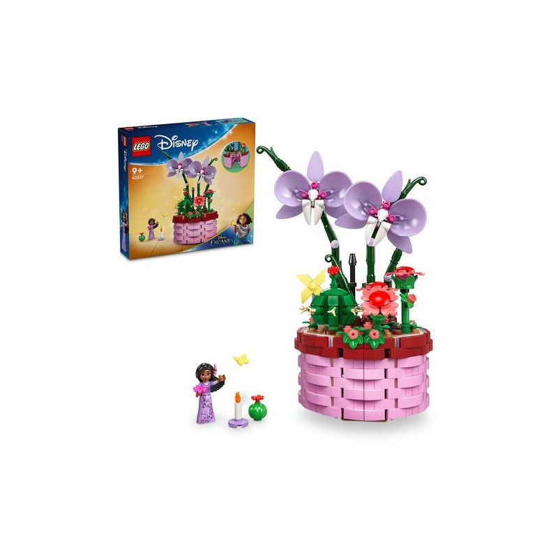 Lego disney 43237 il vaso di fiori di isabela multicolore 636pz [43237]
