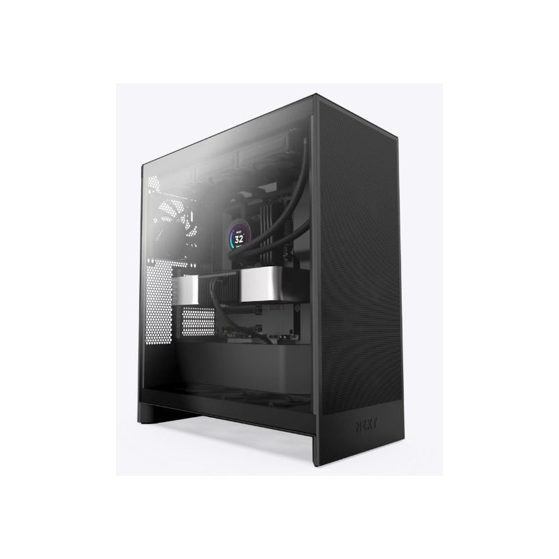 Case nzxt h7 flow 2024 mid-tower atx airflow vetro temperato