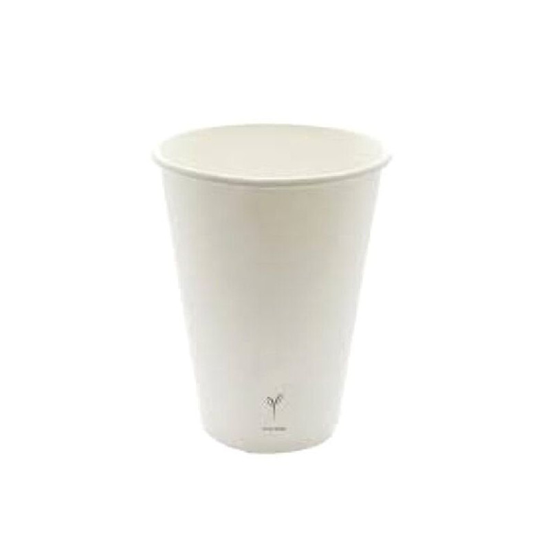 Bicchieri monouso brenta in carta 200ml bianco 50pz [570703]