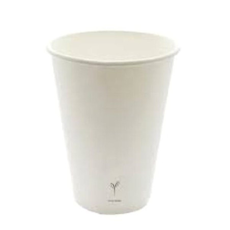 Bicchieri monouso brenta in carta 200ml bianco 50pz [570703]