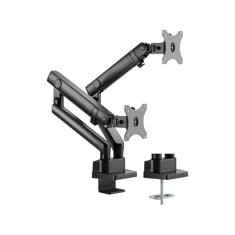 Supporto monitor silverstone sst-arm25 braccio per due monitor