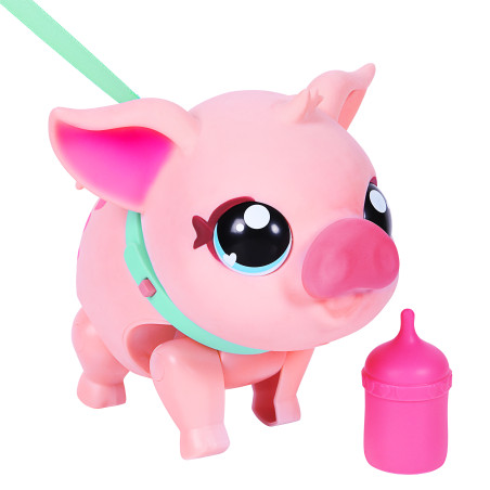 Moose toys ms26366 little live pets maiale con suono rosa [26366]