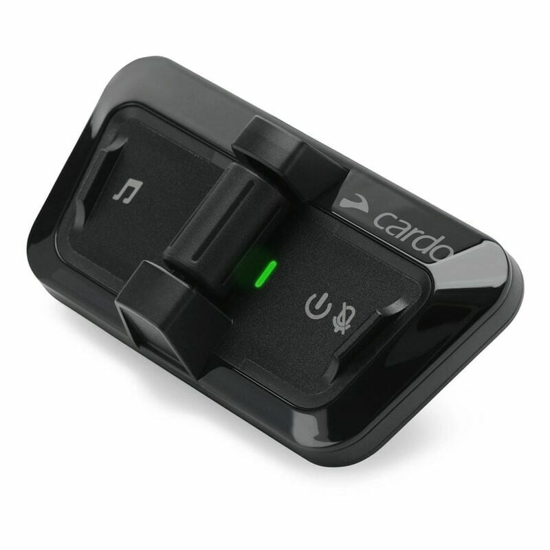 Sistema di comunicazione cardo packtalk per casco da esterno nero