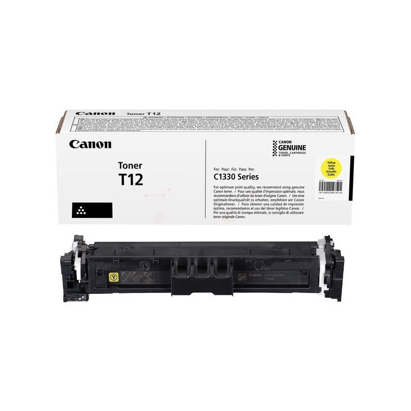 Toner canon 5095c006/t12 5300 pagine giallo 1pz [5095c006]