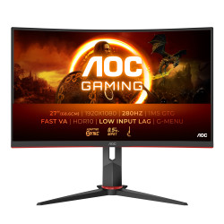 Monitor led 27'' aoc c27g2z3/bk full hd 1920x1080p/0.5ms/classe