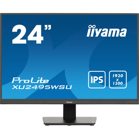 Monitor led 24" iiyama prolite 1920x1200/4ms/classe d/nero [xu2495wsu-b7]