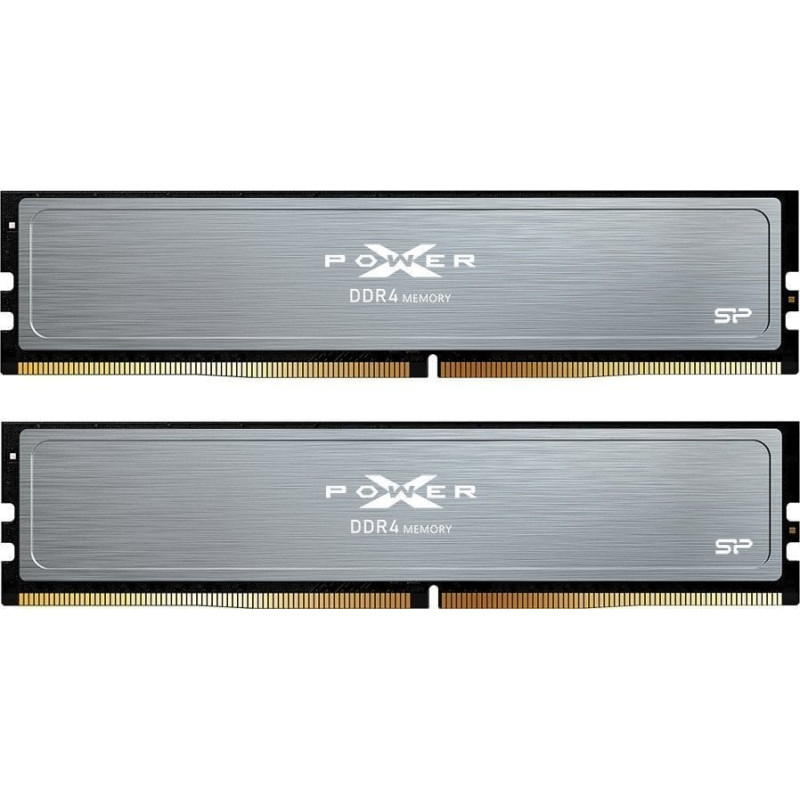 Ram udimm ddr4 2x8gb silicon power xpower 3200mhz cl16 1.35v grigio