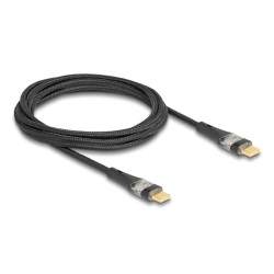 Cavo di ricarica/dati delock 80764 usb tipo c usb 2.0 nero [80764]