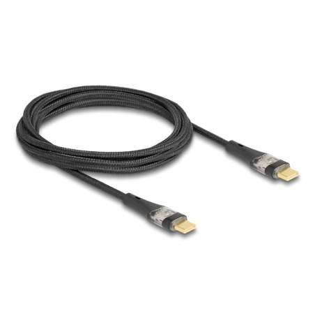 Cavo di ricarica/dati delock 80764 usb tipo c usb 2.0 nero [80764]