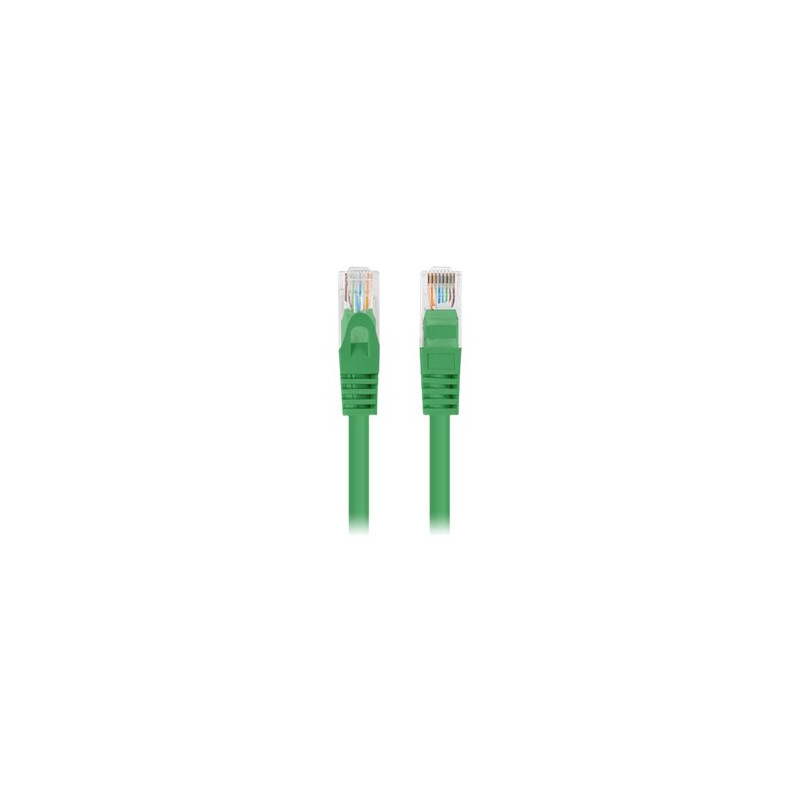 Cavo di rete lanberg pcu6-20cc-0300 utp kat.6 3m verde 10pz