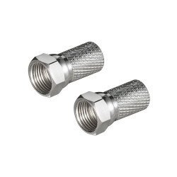 Accessorio per antenne nuova videosuono 9/09 tipo f 3.7mm argento