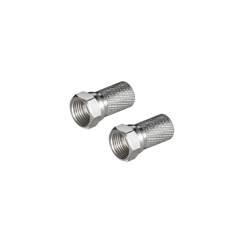 Accessorio per antenne nuova videosuono 9/09 tipo f 3.7mm argento