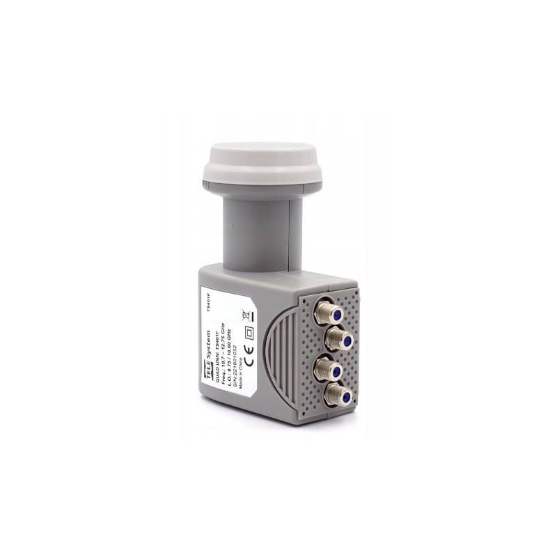 Convertitore telesystem ts401f quad lnb grigio [ts401f]