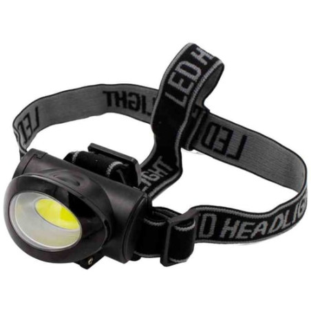 Torcia frontale led cfg 120lumen 4.5ore 10mt nero [discover head