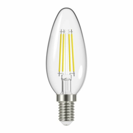 Lampadina led beghelli 4w e14 4000k filament led 2 oliva luce 4pz