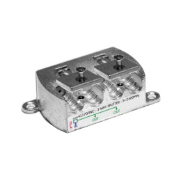 Partitore da muro gbs elettronica in metallo 2 uscite [pi2]