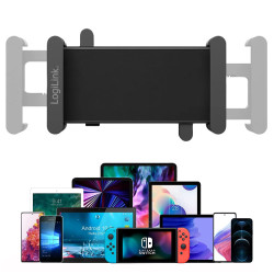 Supporto a pinza logilink vesa 75x75cm per smartphone e tablet 4.7''-15''