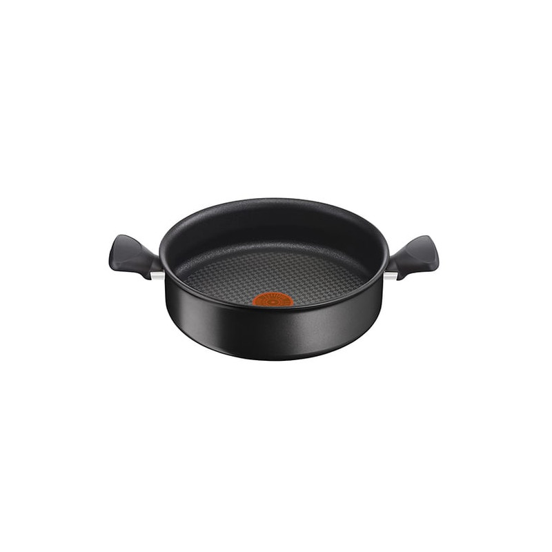Casseruola lagostina bassa 2 maniglie 24cm nero [010161032224]