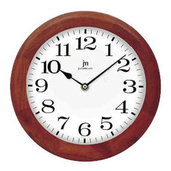 Orologio lowell justaminute da parete d30cm in quarzo cerchio legno