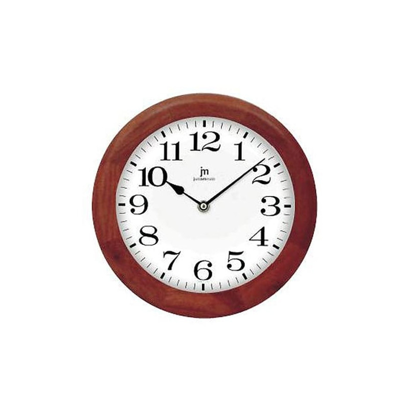 Orologio lowell justaminute da parete d30cm in quarzo cerchio legno