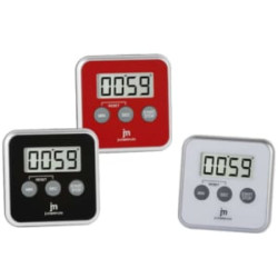 Sveglia lowell jt-5412r timer da cucina digitale rosso [jt-5412r]