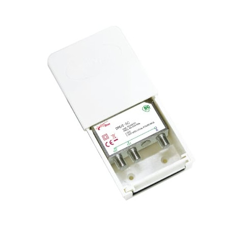 Splitter gbs elettronica derivatore da palo 2 uscite/2 discese/attacco