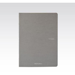 Quaderno fabriano ecoqua originale a4 40fogli tessere antracite grigio