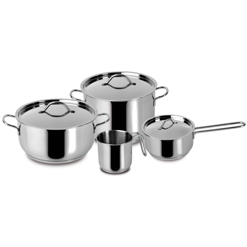 Set di pentole lagostina every 010715600107 acciaio inox 7pz [010715600107]