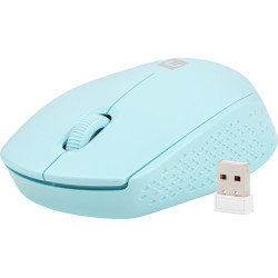 Mouse natec stork ottico/destro/wireless/1600dpi/3 pulsanti/blu [nmy-2001]