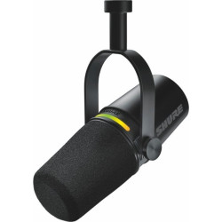 Microfono shure mv7+ dinamico per podcast xlr/usb-c nero [mv7+-k]