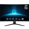 Monitor led 27'' msi g27c3f curvo full hd 1920x1080/4ms/nero