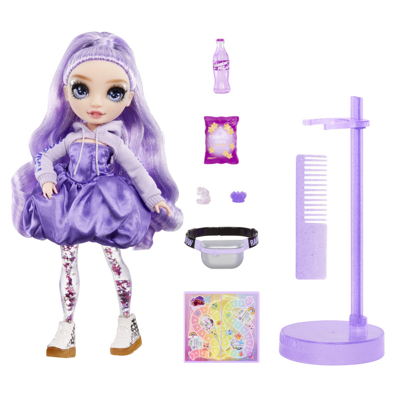 Mga entertainment rainbow high sparkle & shine viola [427810-int]