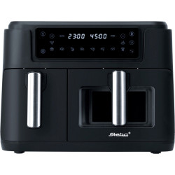 Friggitrice ad aria steba hf 9500 duo 2400w 6l nero [269500]