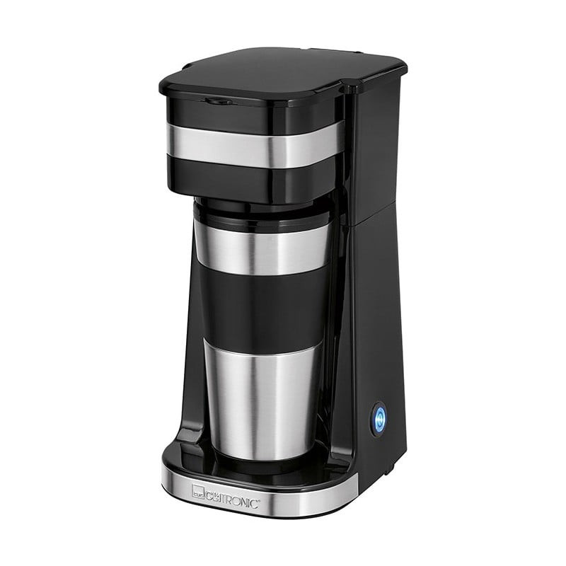Macchina da caffe' clatronic ka 3733 a filtri 0.4l 750w in acciaio