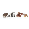Set figurine schleich wild life asia in plastica multicolore 4pz
