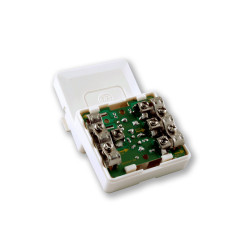 Partitore da incasso g.b.s. elettronica pti/3 in metallo 3 uscite