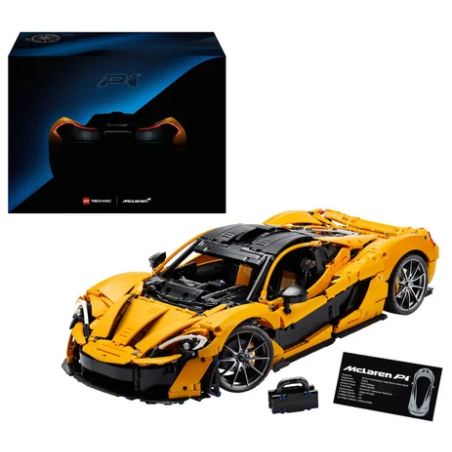 Set da costruzione lego technic mclaren p1 3893pz multicolore [42172]