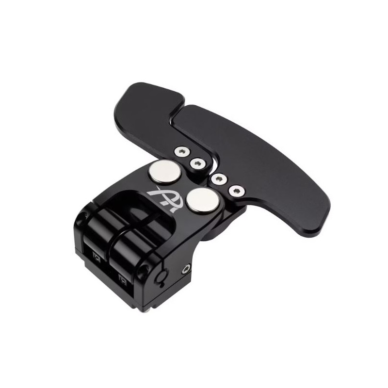 Leva del cambio ascher racing doppia - gen 6 gt nero