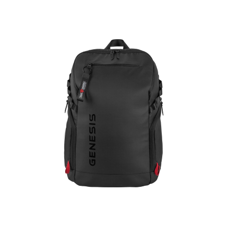 Zaino genesis pallad 420 18l per gaming/laptop 15.6'' nero/rosso