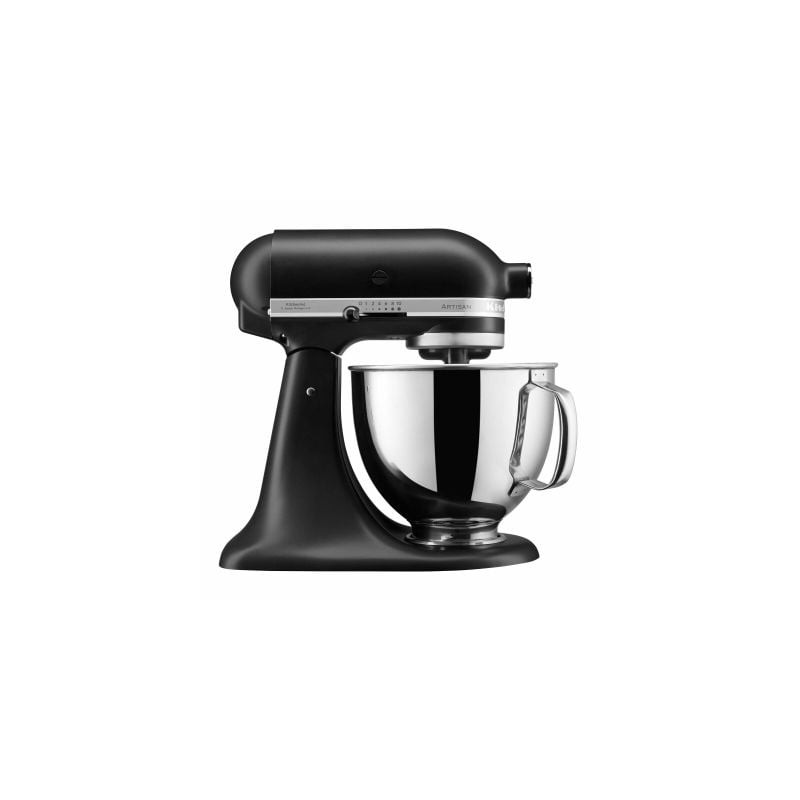 Robot da cucina kitchenaid 5ksm125ebm artisan 4.8l 300w nero [5ksm125ebm]