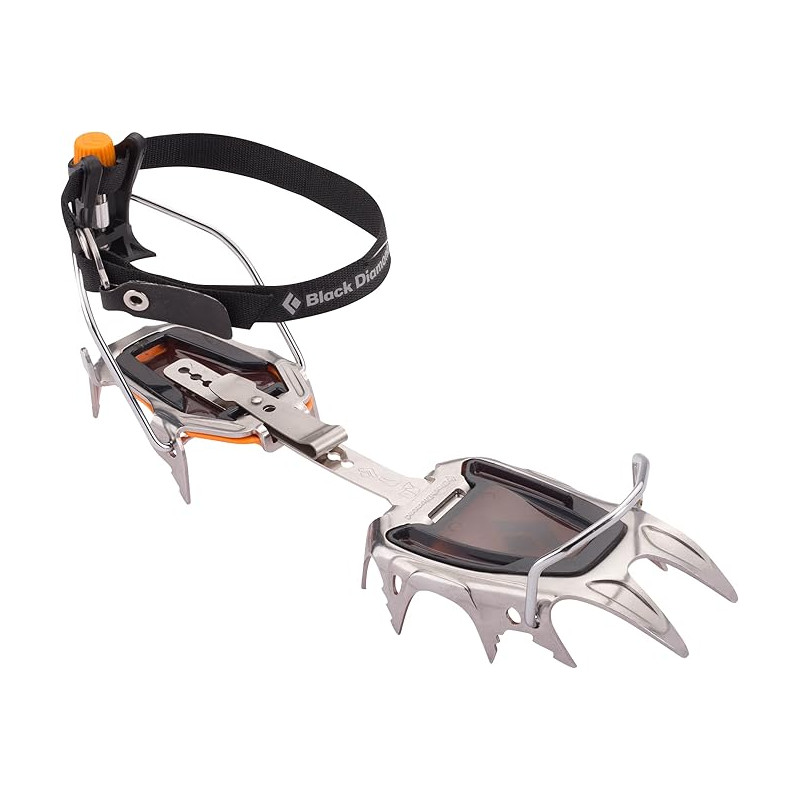 Ramponi automatici black diamond sabretooth pro da 12 denti in acciaio