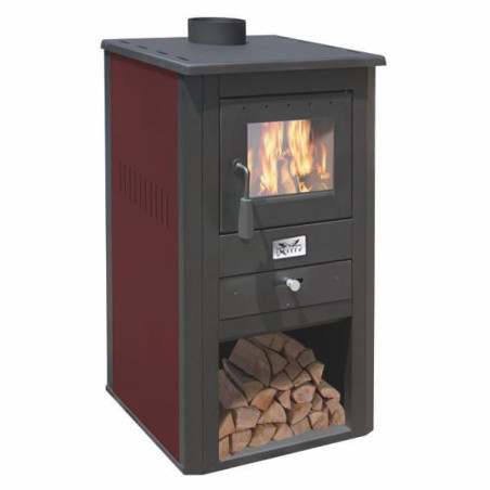Stufa a legna mille pallade bordeaux [569.11 - 4 s]
