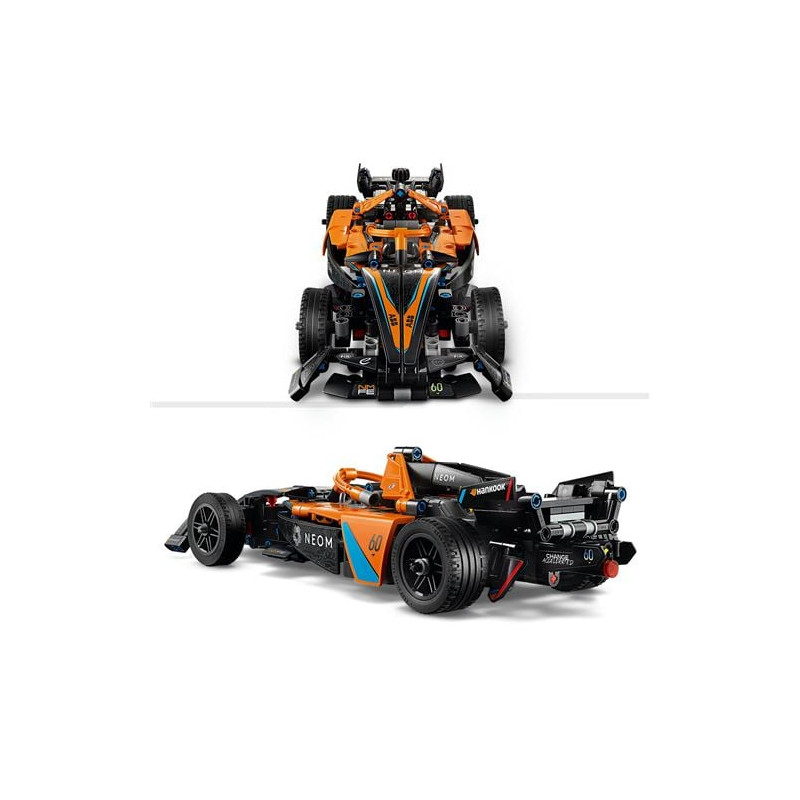 Lego technic 42169 neom mclaren formule e nero/arancione 452pz [42169]