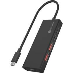 Hub icybox ib-hub1436-cpd 100w per notebook usb 3.2 tipo-c