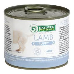 Cibo per cani nature's protection puppy lamb - wet food for