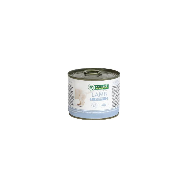Cibo per cani nature's protection puppy lamb - wet food for