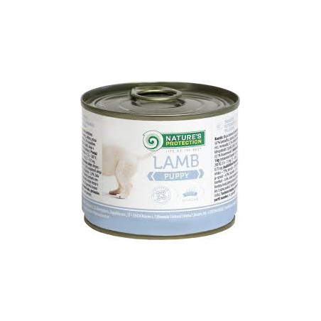 Cibo per cani nature's protection puppy lamb - wet food for