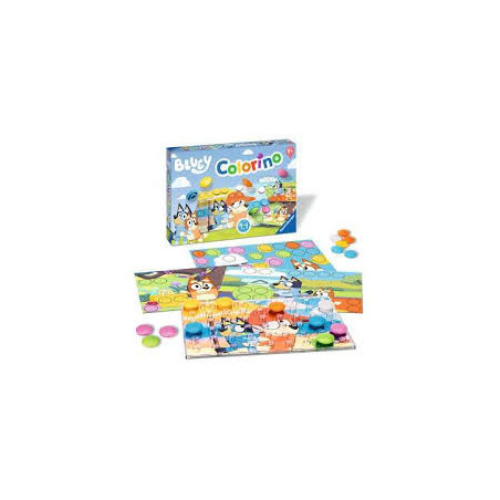 Gioco di abbinamento dei colori ravensburger bluey colorino [22684]