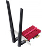 Scheda di rete cudy we9300 adattatore pci wifi 7 bluetooth rosso